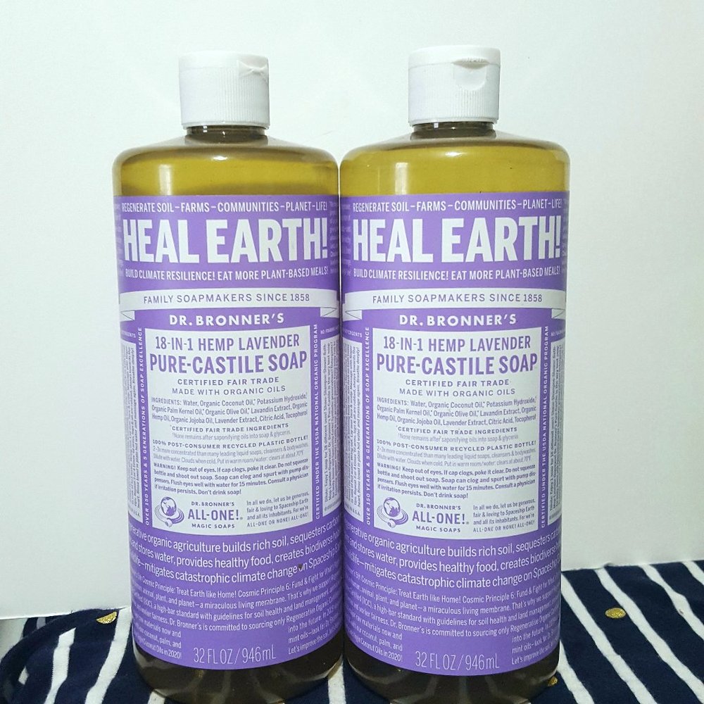 CHOOSE SCENTS: DR Bronner's Castile soap LOT